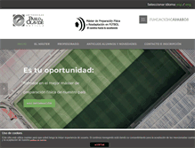 Tablet Screenshot of masterdefutbol.com